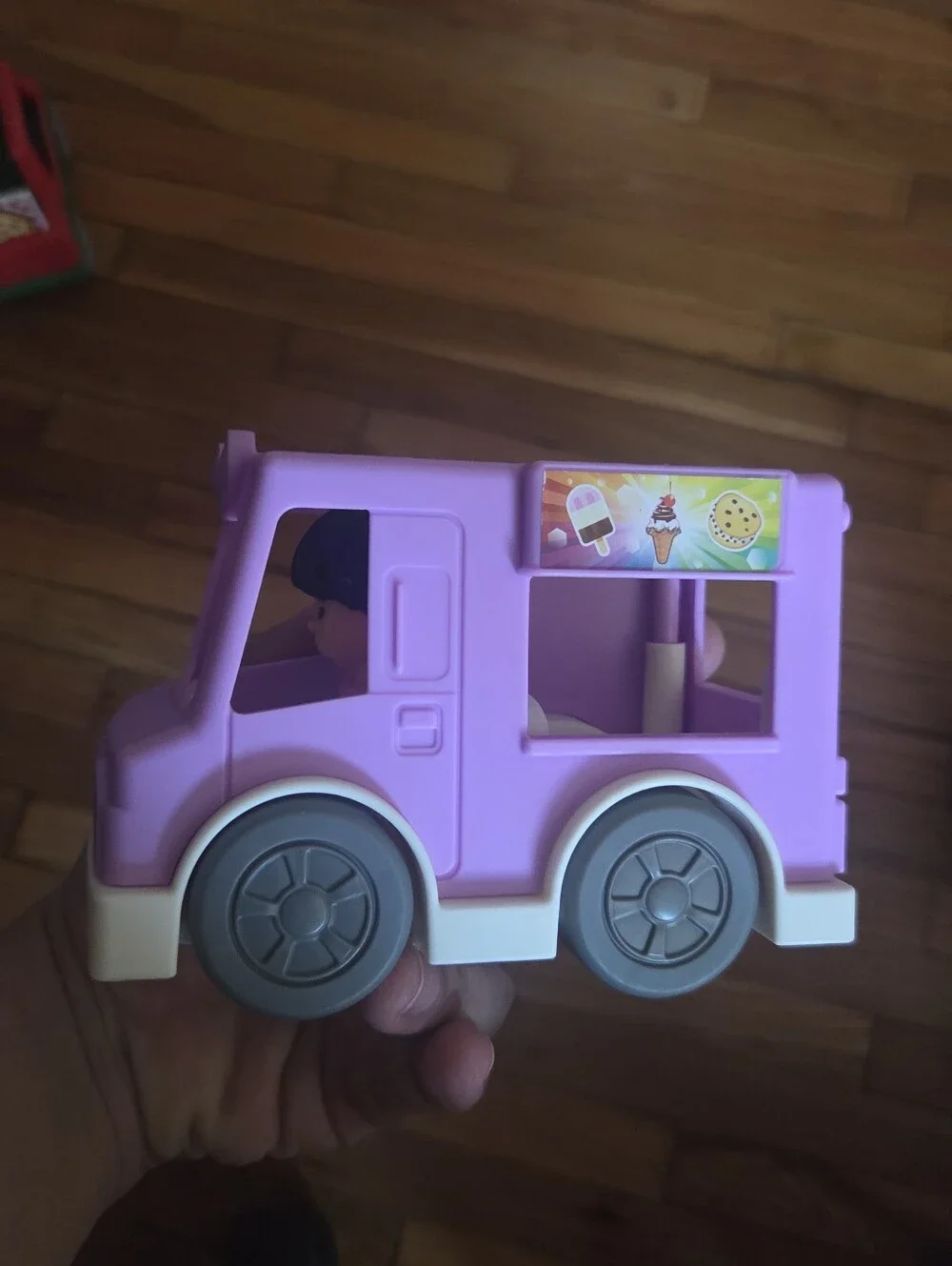 Fisher-Price Lavender Ice Cream Truck Playset with One Little People